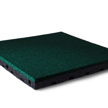 Плитка цветная резиновая 500*500*40 RAL 5020 PRR5020/40 океанская синь 5020 - Сolortile - производство ударопоглащающих резиновых покрытий и резиновой крошки