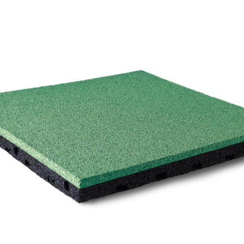 Плитка цветная резиновая 500*500*40 RAL 6027 PRR6027/40 светло-зеленый 6027 - Сolortile - производство ударопоглащающих резиновых покрытий и резиновой крошки
